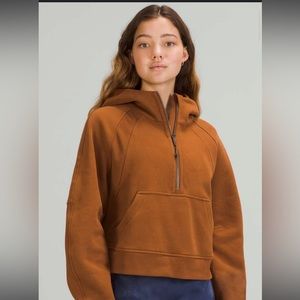 Lululemon Scuba 1/2 zip Copper Brown- Size: XS/S